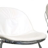 Set of 4 “Pascale” wire chairs designed by Gastone Rinaldi for Thema