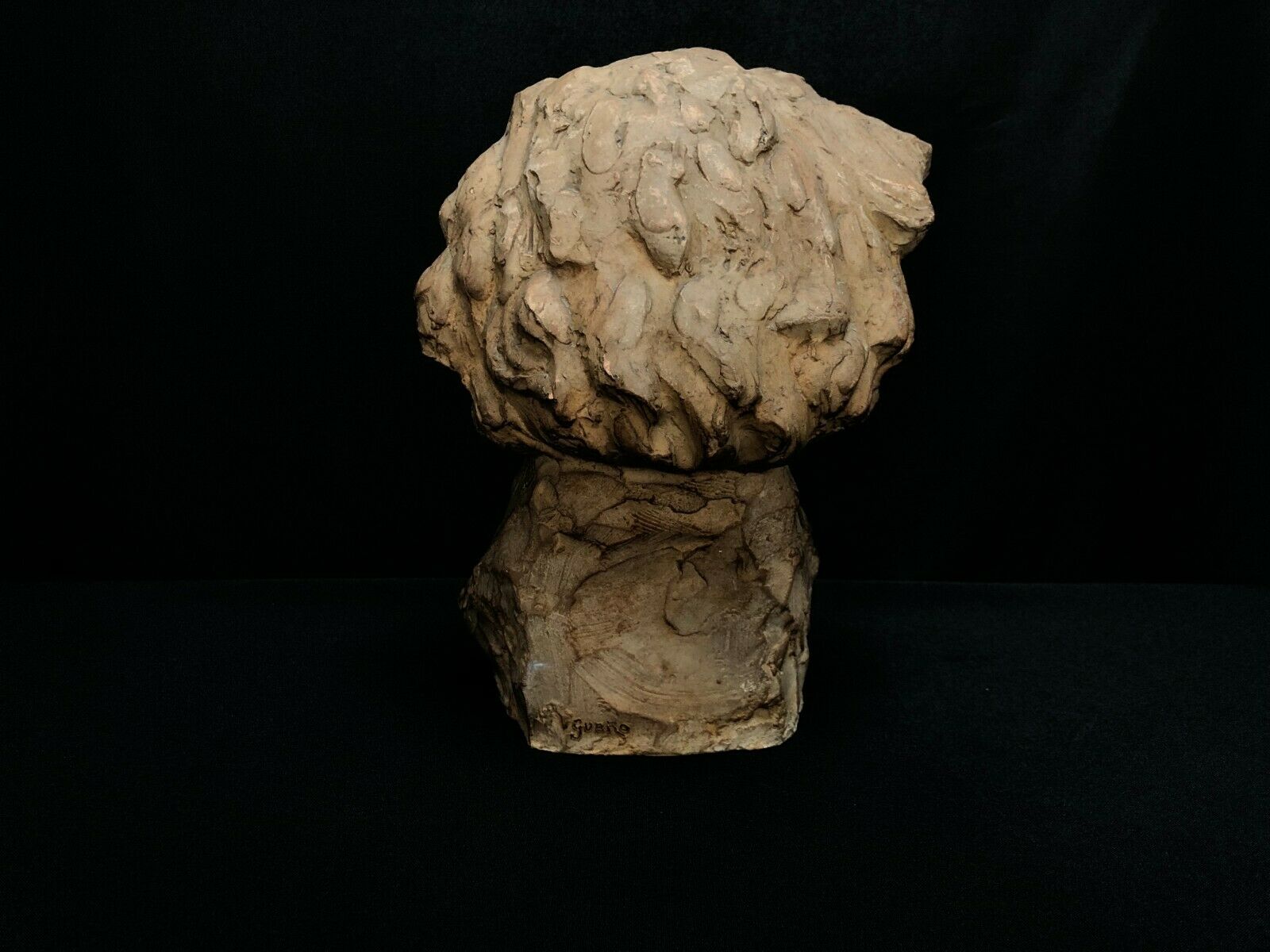 Terracotta bust representing Beethoven around 1930