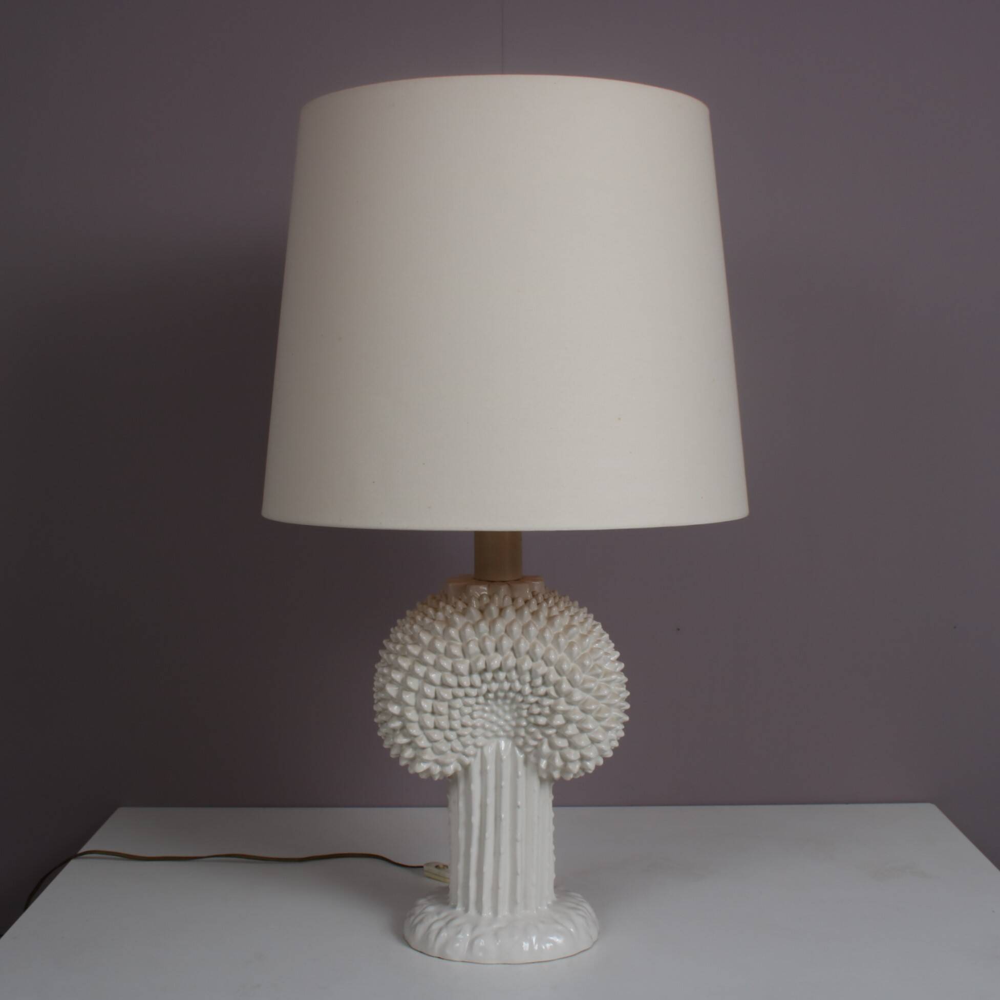 1970s “Cactus” table lamp attributed to John Dickinson from Italy