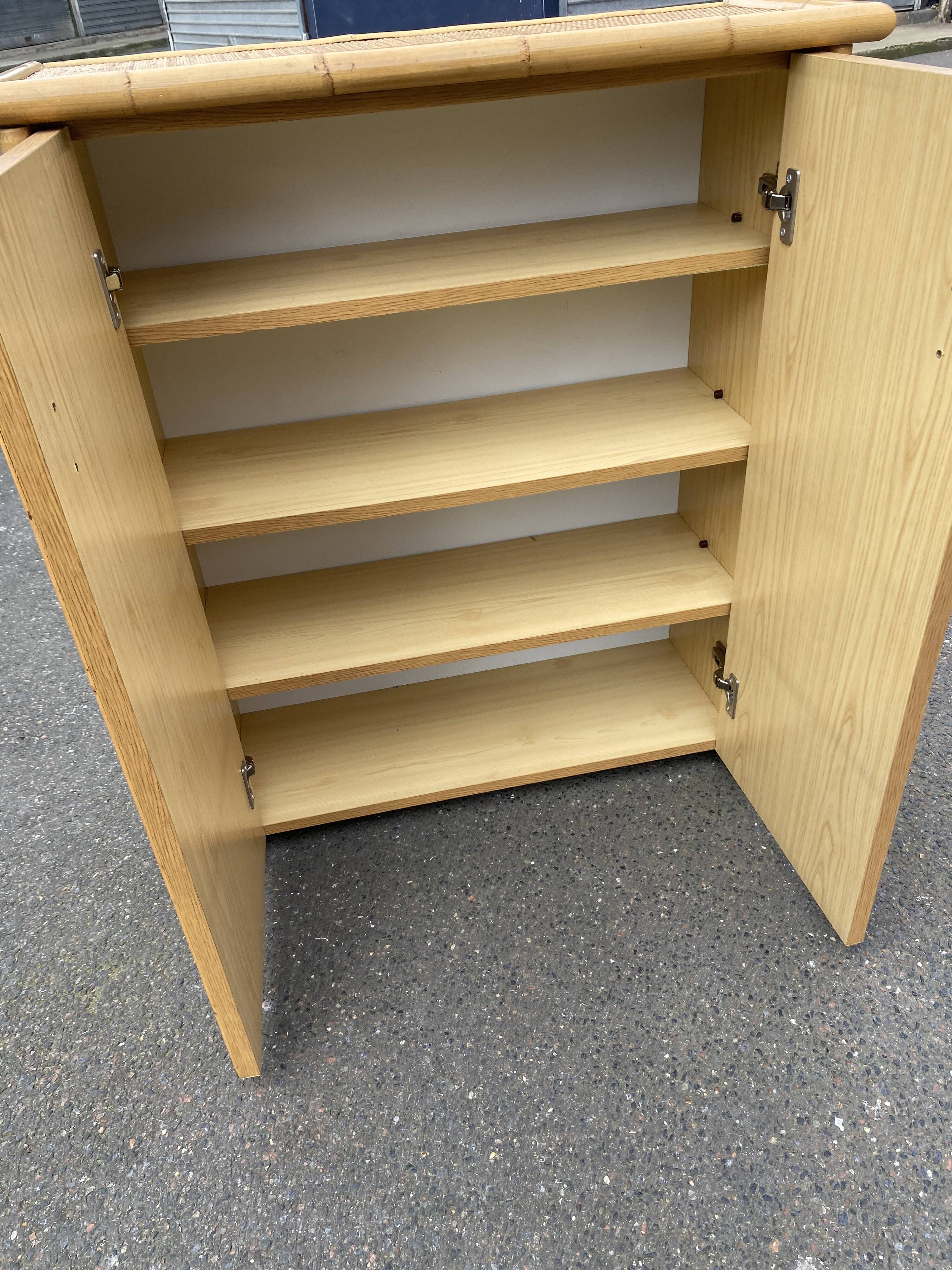 Rattan buffet