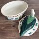 Large covered duck-shaped porcelain pot in China