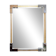 Wall mirror in lucite and chrome, 1970s