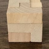 Wooden cube puzzle puzzle