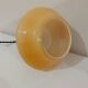 Vintage pendant light, yellow opaline.