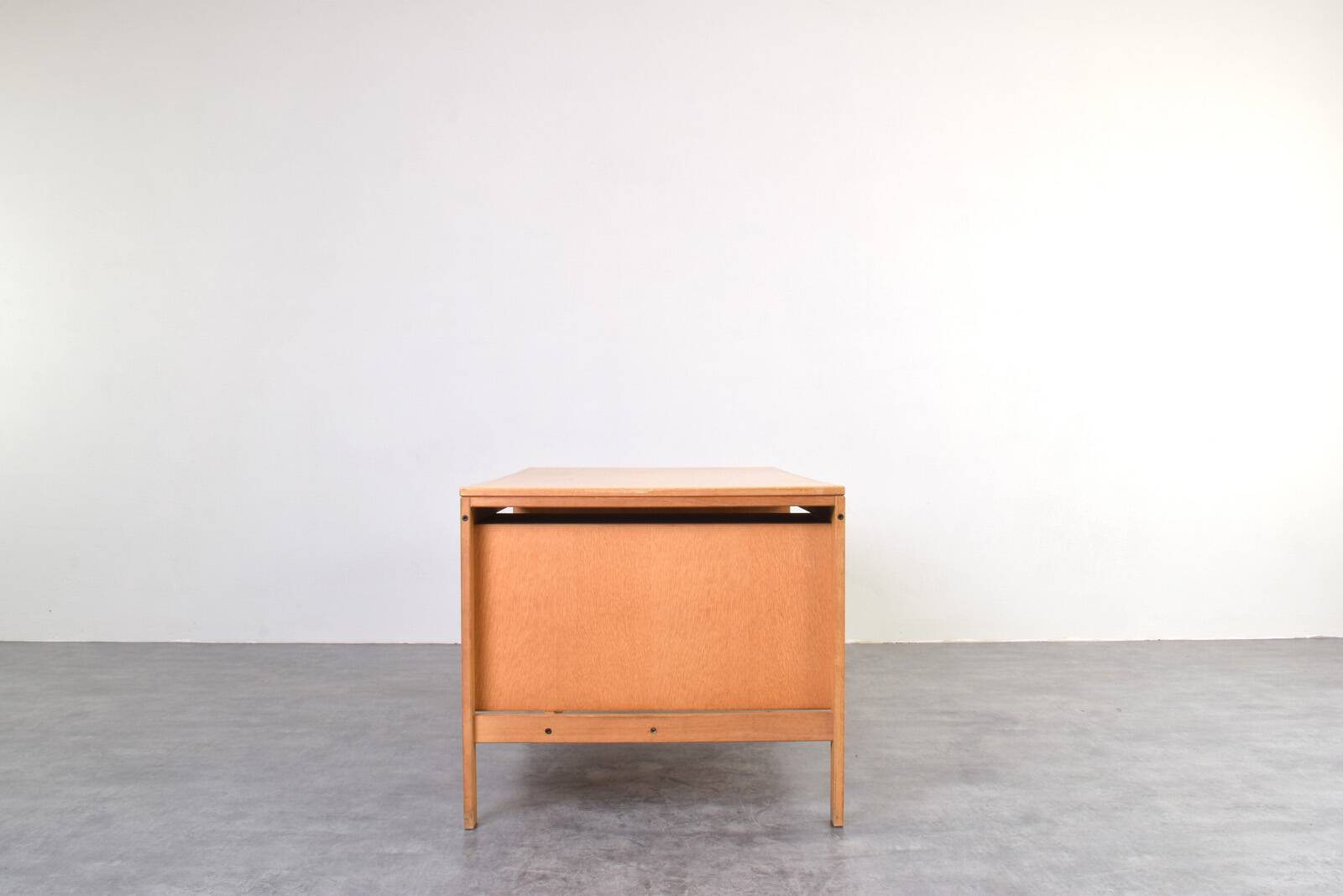 Mid-Century Oak Desk by Chr. Rasmussen for Randers Møbelfabrik, 1970s.