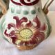 Art Nouveau slip vases, old fireplace decoration