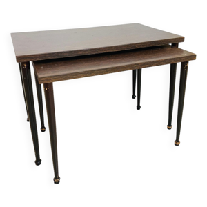 Paire de tables gigognes