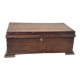 Old exotic wood chest from Ghana