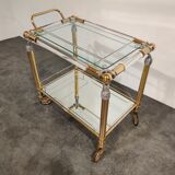 Vintage hollywood regency trolley, 1970s