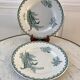 Duo of hollow plates Terre de Fer Muguet