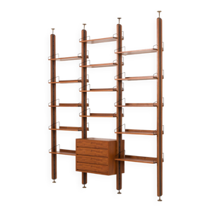 Bibliothèque en teck - sol