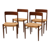 chaises Niels Otto Møller modèle 75