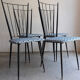 Suite de 4 chaises 1950 design Colette Gueden