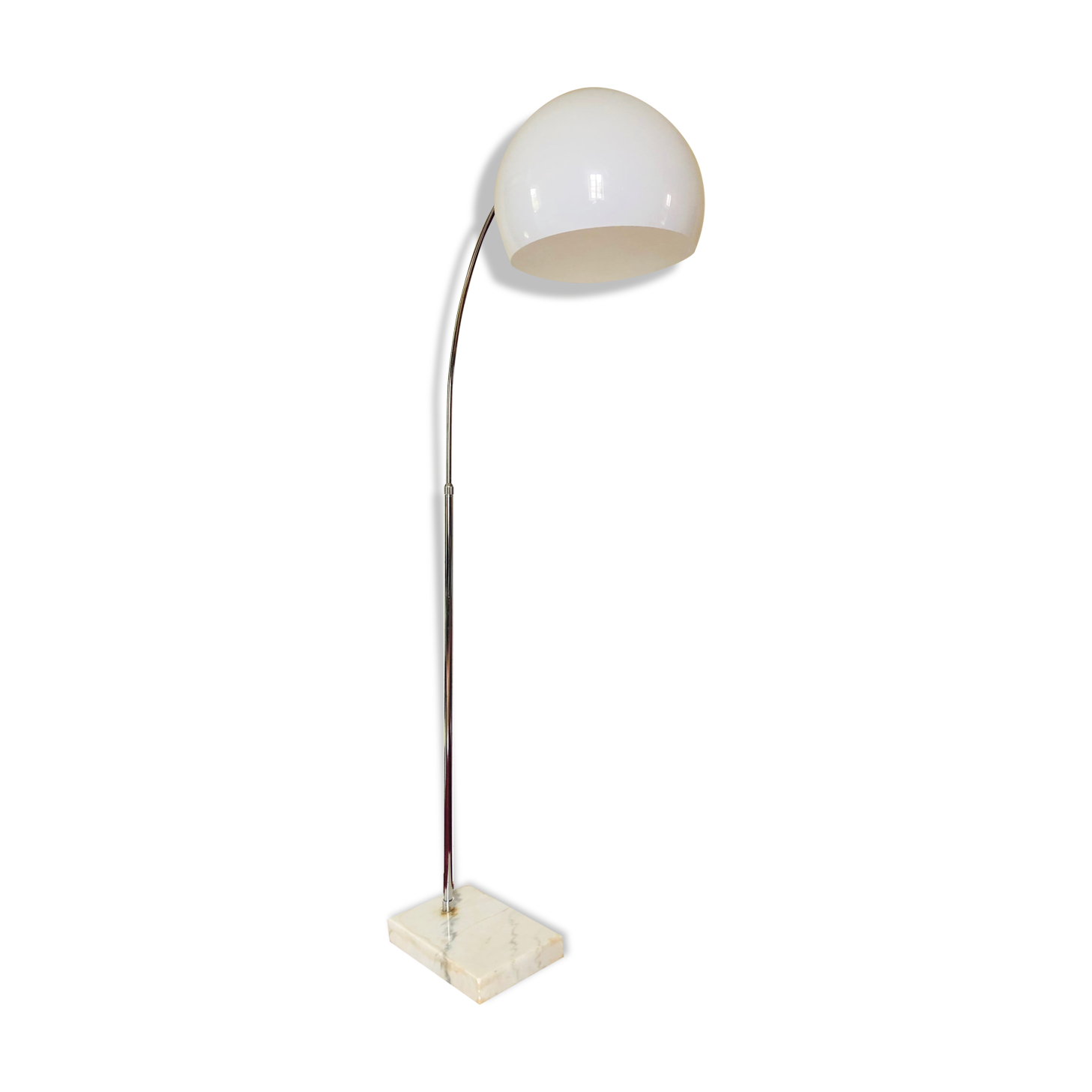Lampadaire Arc avec pied en marbre