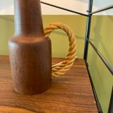 Vintage Scandinavian teak lamp