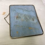 Vintage rectangular barber mirror - 24x30cm