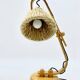 Lampe articulée en bois et corde, années 70