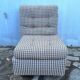 Vintage fabric armchair