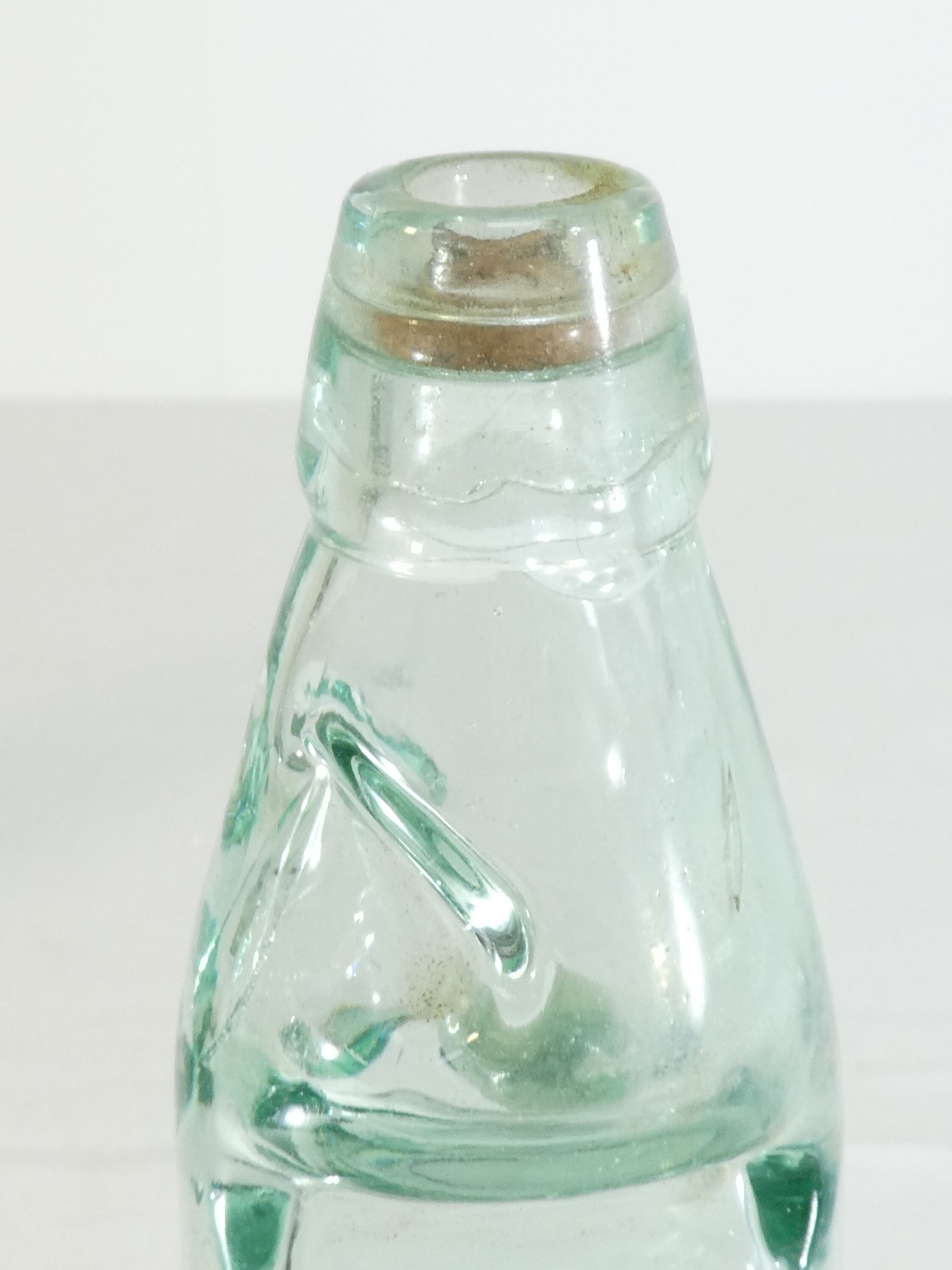 Old bottle of lemonade a ball glass Soulie in Confolens in charente