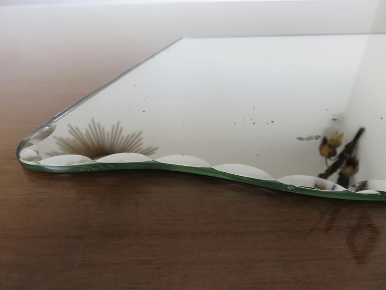 Mirror beveled art deco free form 40/50