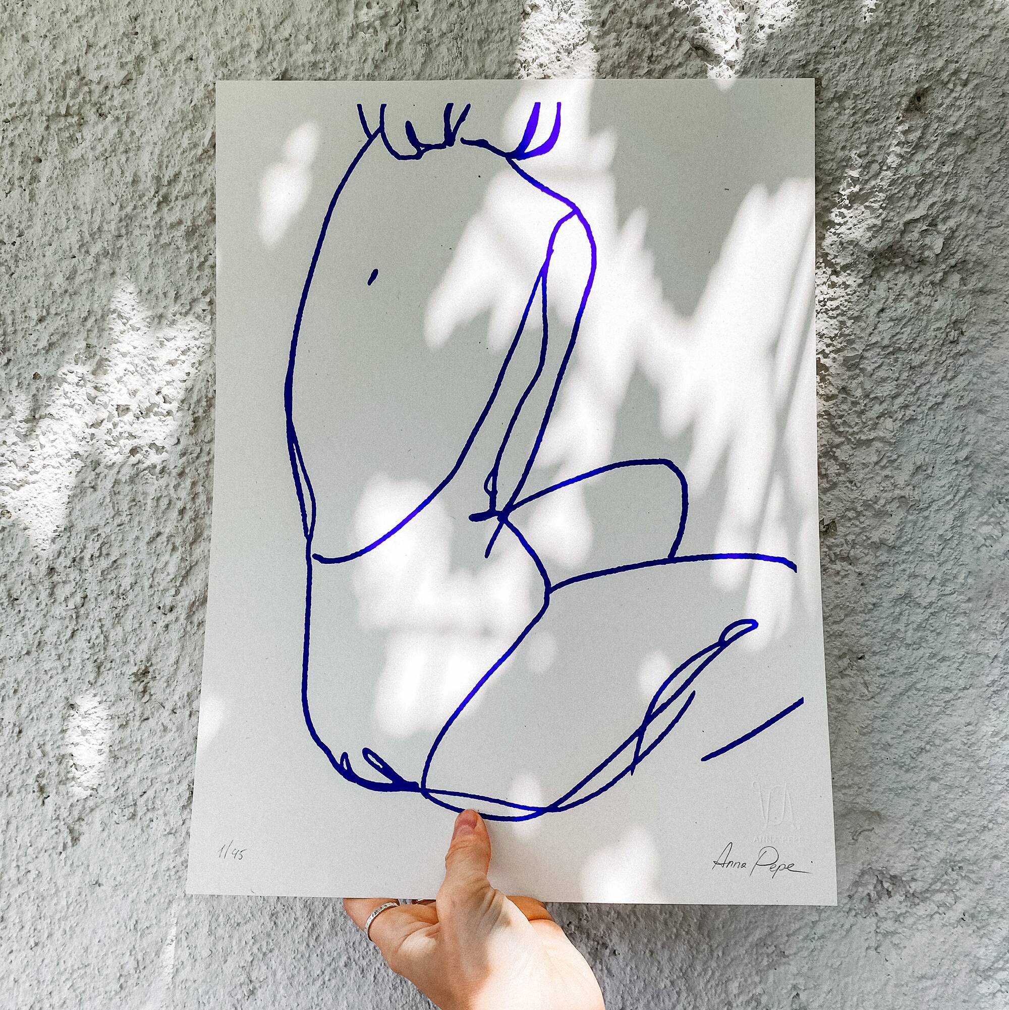 Female Silhouette, Limited Edition Screen Print