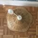 Wicker chandelier