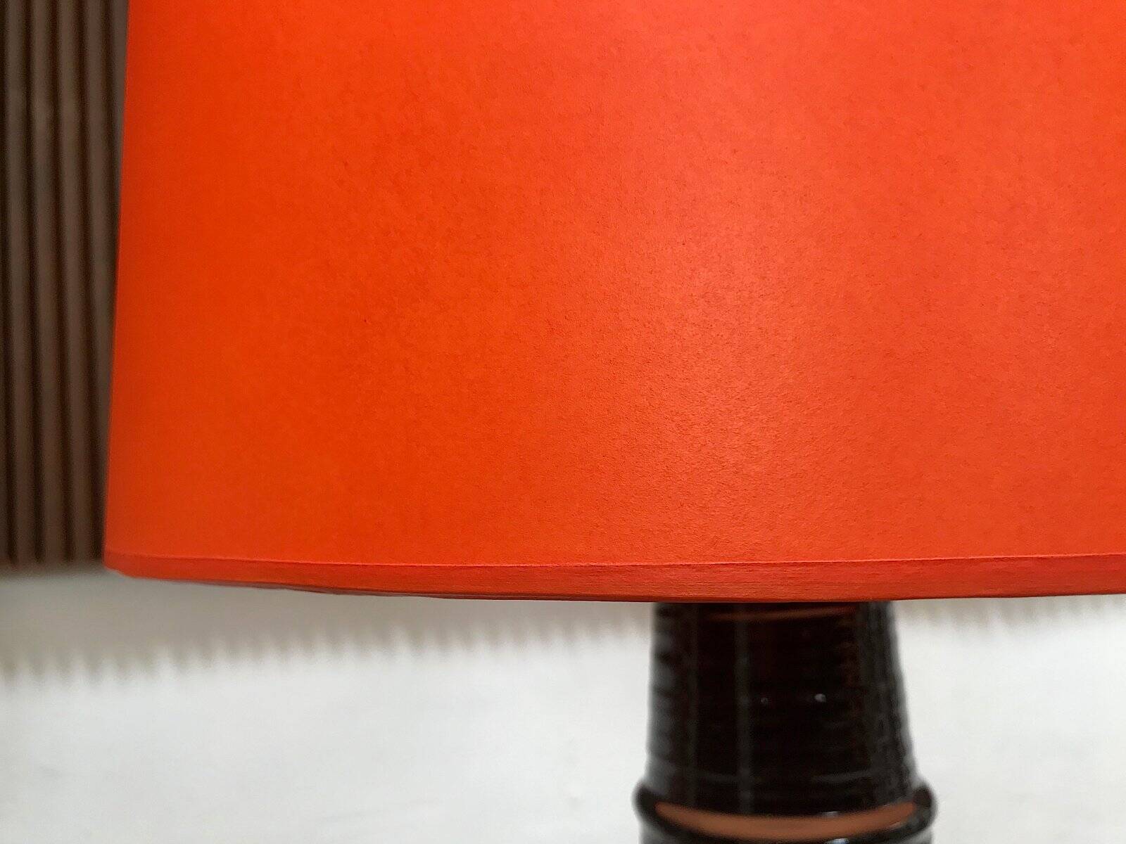 Large glazed ceramic art table lamp by Bjørn Wiinblad for Rosenthal, 1960s
