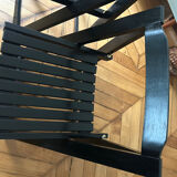 Set of 2 folding chairs in the style of Aldo Jacober.