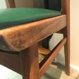Set of 2 chairs with compass legs