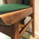 Set of 2 chairs with compass legs