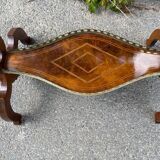 Small Walnut Side Table, England, 19th Century