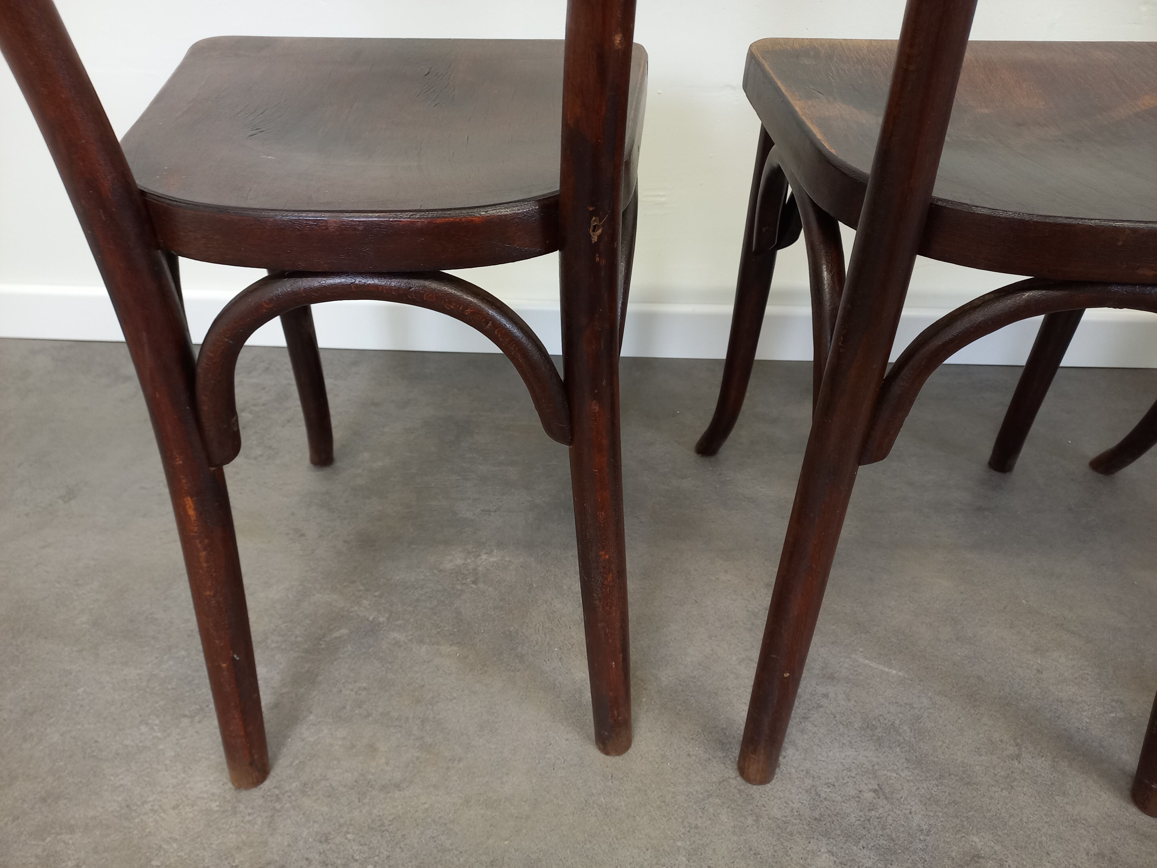 Vintage bistro chairs lot of 4