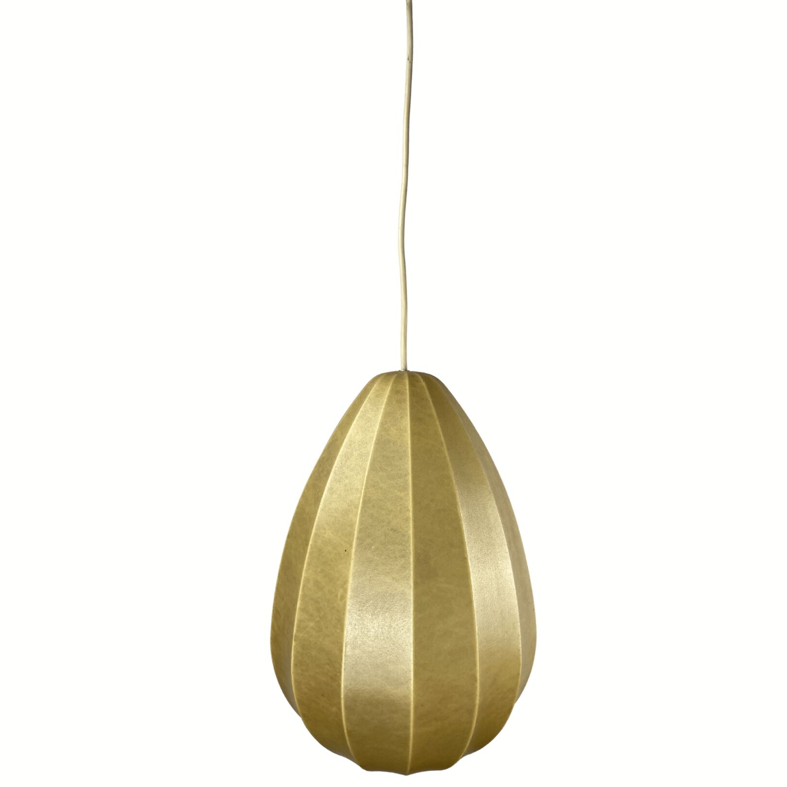 Cocoon space age lantern pendant, Germany 1960s
