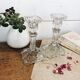 Duo de bougeoirs en verre