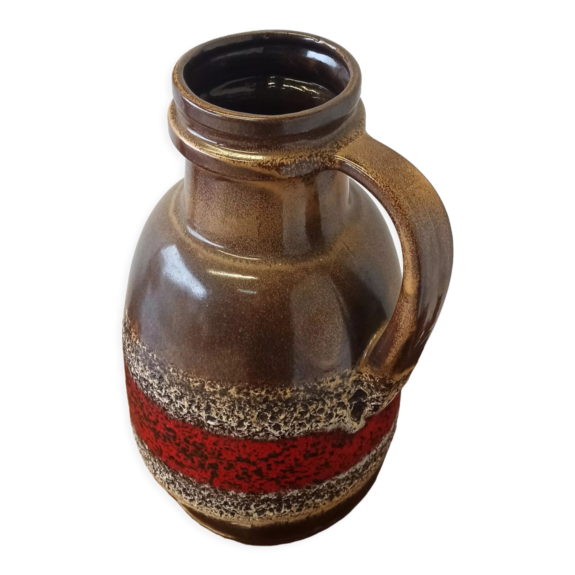 Vase fat lava, west Germany 60s