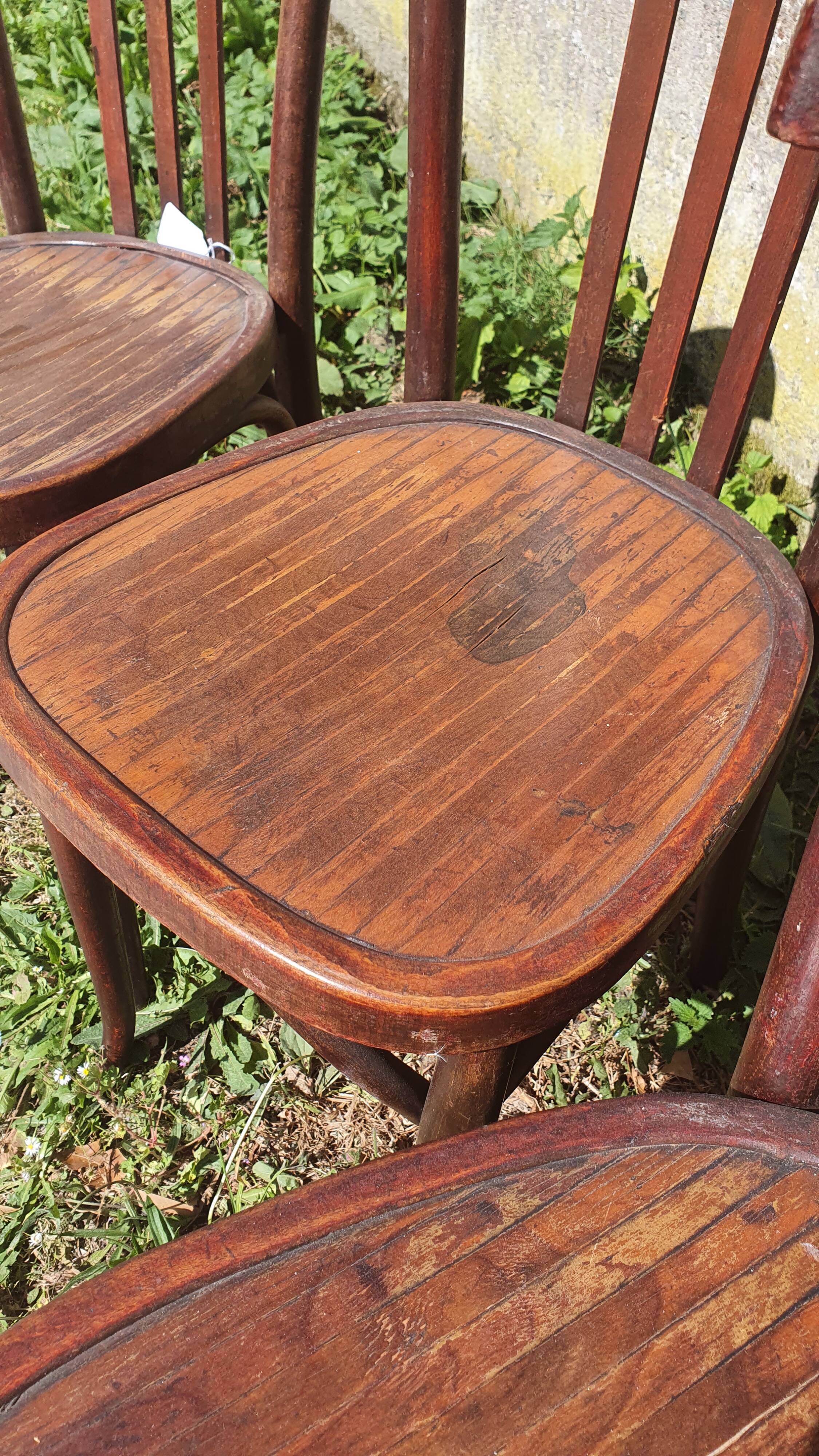 4 bistro chairs