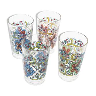 Lot de 4 verres à thé marocain