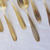 6 Apollo Art Deco Style Soup Spoons