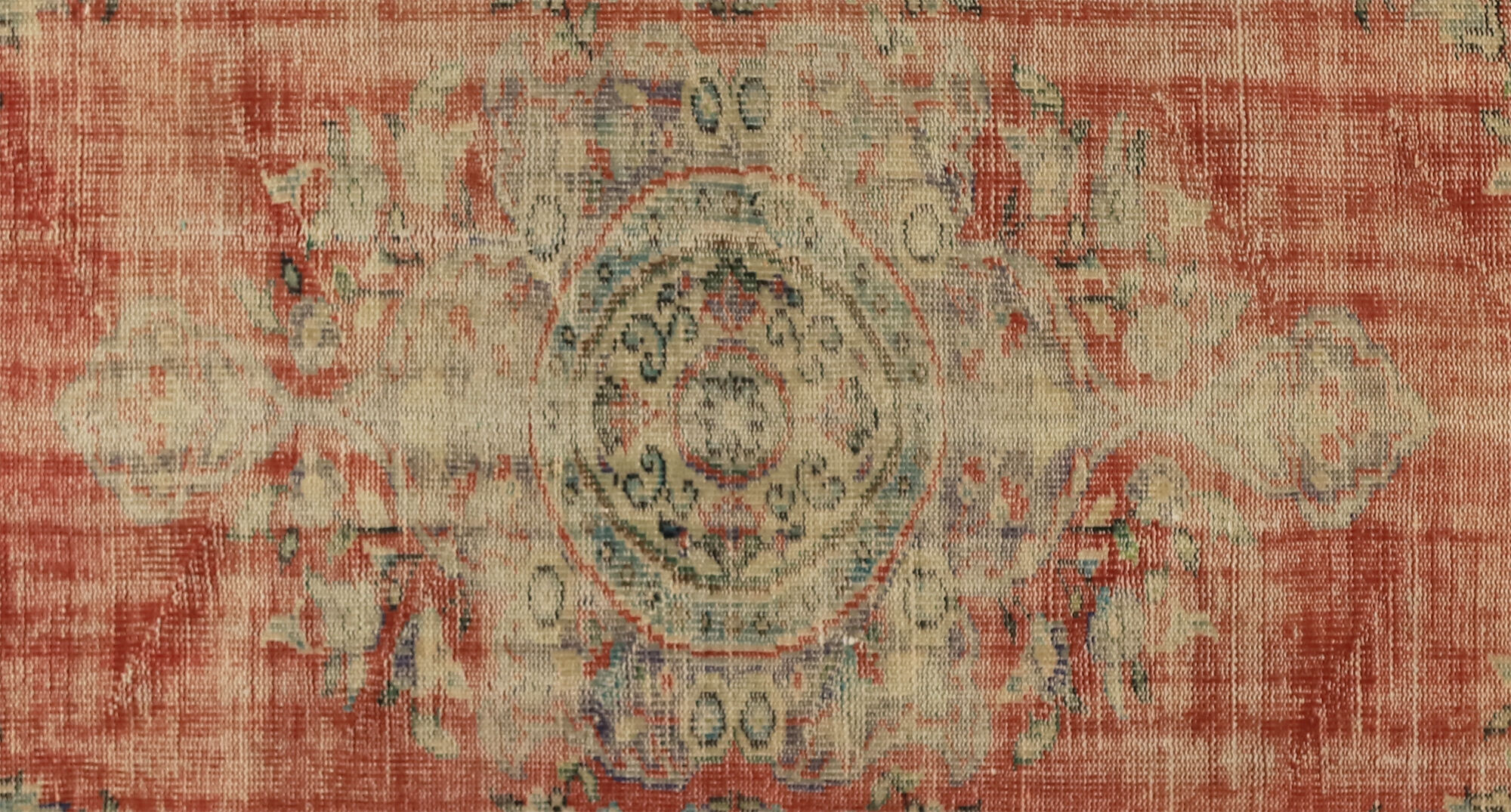Anatolian handmade vintage rug 275 cm x 169 cm