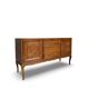 Italian Mid-Century cherrywood veneered and solid wood sideboard.