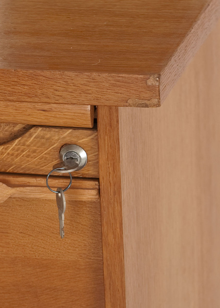 Vintage oak desk 1960