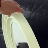 Miroir mural du milieu du siècle avec cadre en plastique, Tchécoslovaquie, années 1960