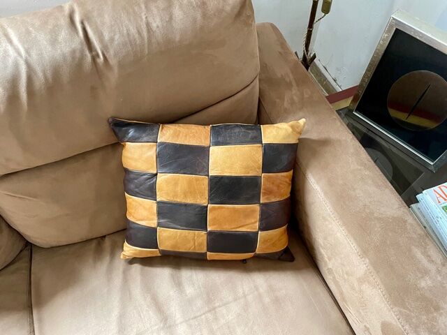 Leather cushion 1960/1970
