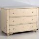 Commode ancienne en pin peint – Meuble rustique européen patiné – circa 1900