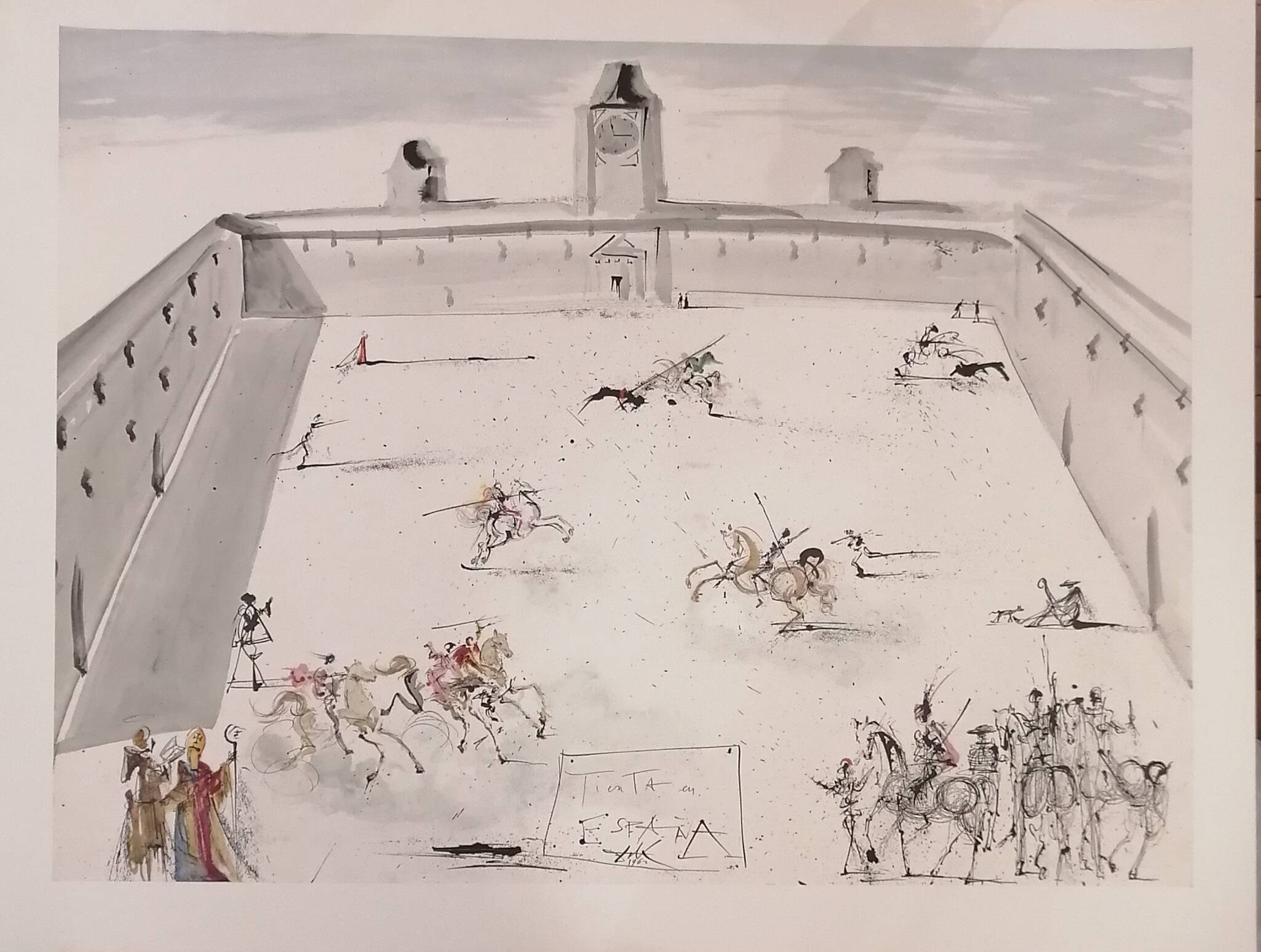 Salvador Dali (1904-1989) Tenta in Spain