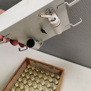 A pair of ceiling lights from Swedish Alda 1980s.