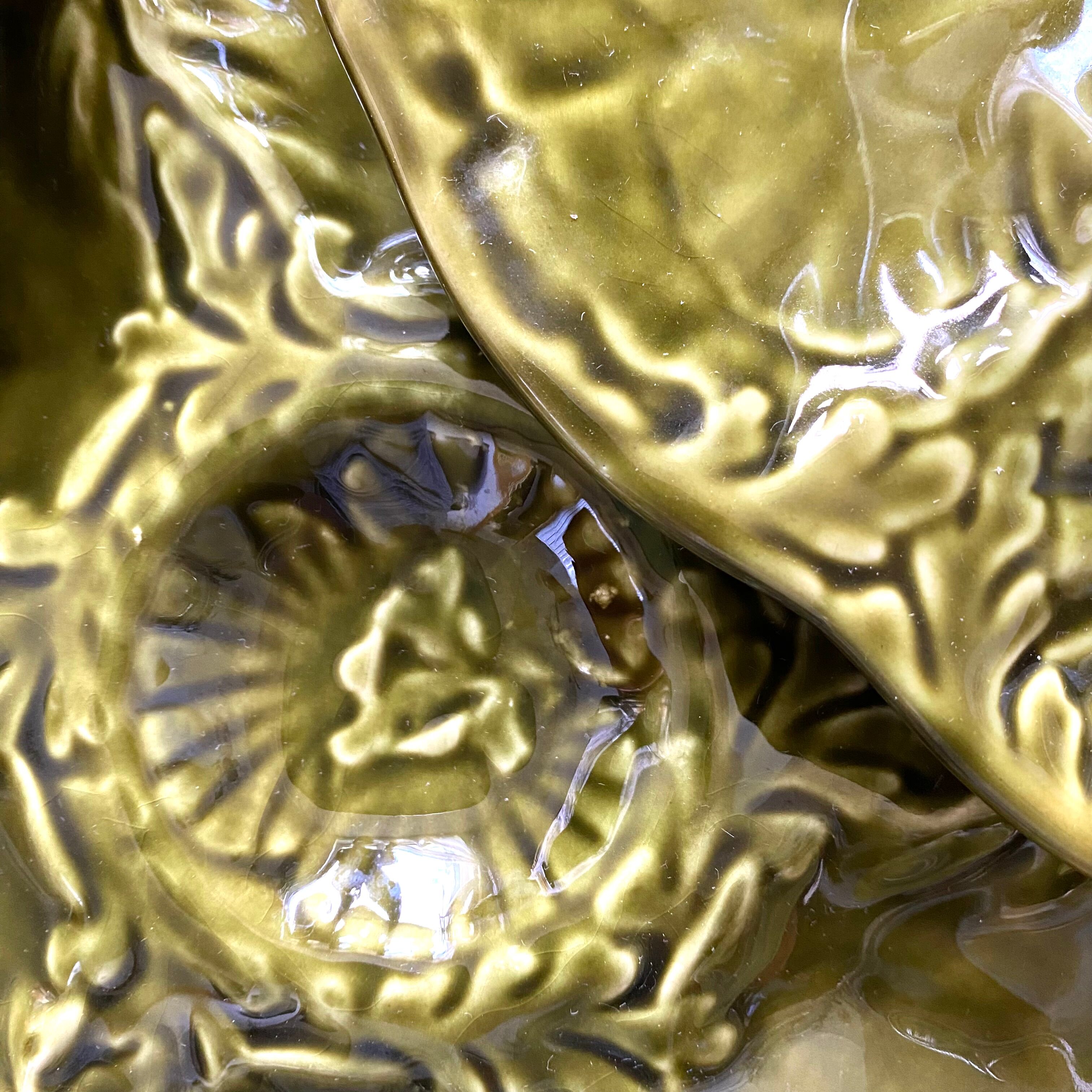 Vintage ceramic oyster plates from Gien