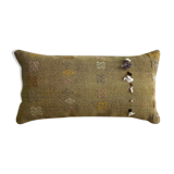 Vintage turkish kilim cushion cover, 30 x 60 cm