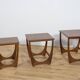 Mid-Century Teak Nesting Tables by V. Wilkins for G-Plan, 1970s, Set of 3