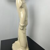 Ceramic sculpture signed Le Jan – Art Deco Skier